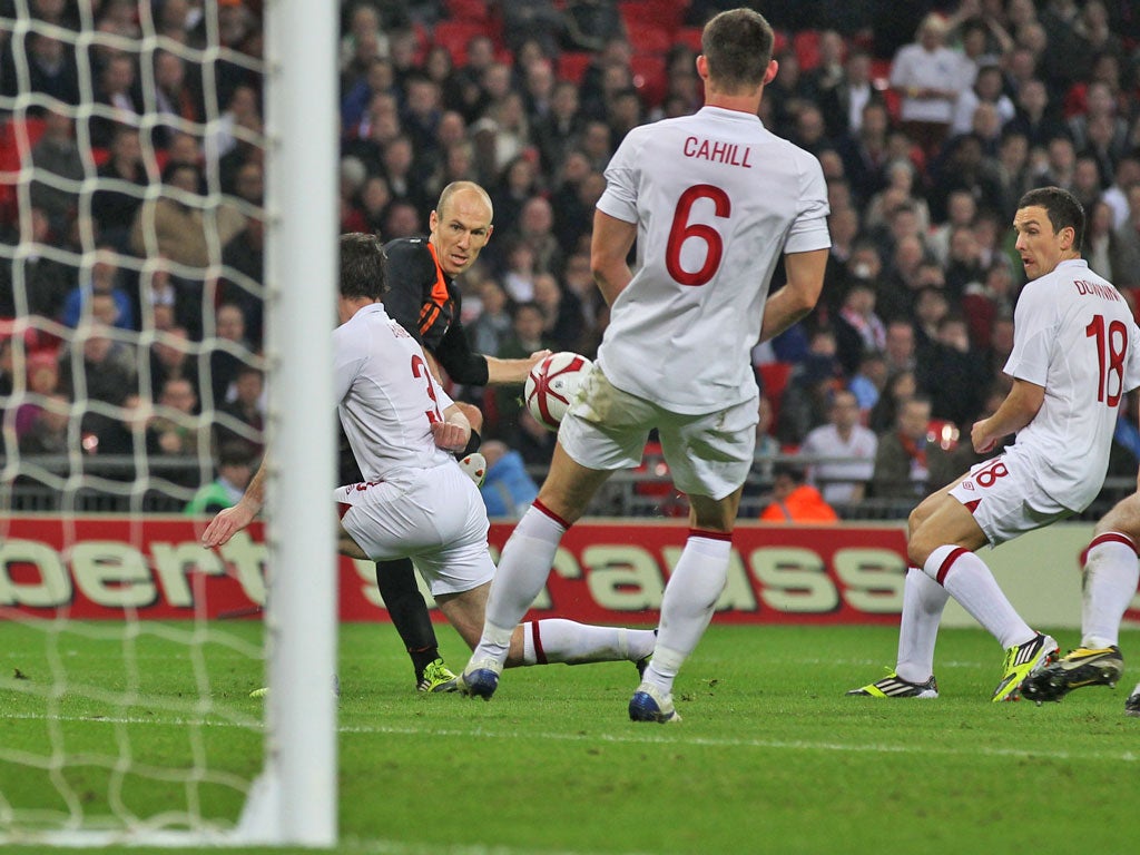 Arjen Robben curls in the winner