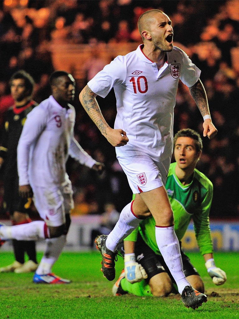 Lansbury helped England to a comfortable win over Belgium