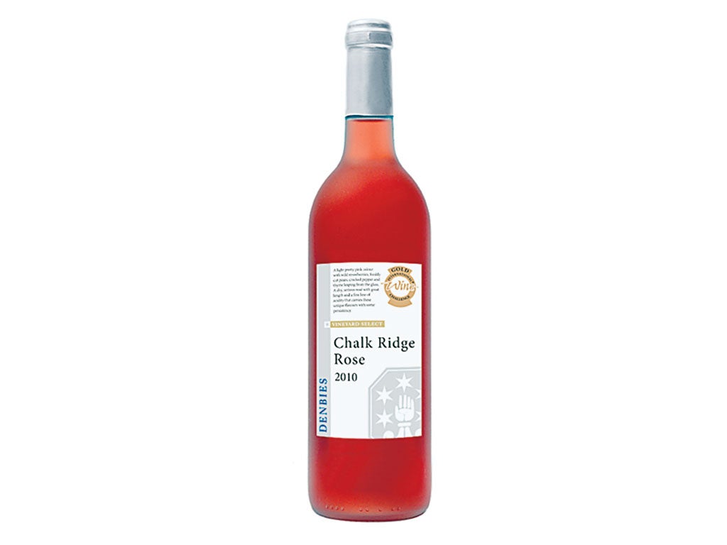 1. Denbies Chalk Ridge Rosé

<p>£11.99, denbies.co.uk</p>

<p>Rosé is usually created out of Mediterranean vineyards but this one from Surrey won gold medal in the International Wine Challenge.</p>