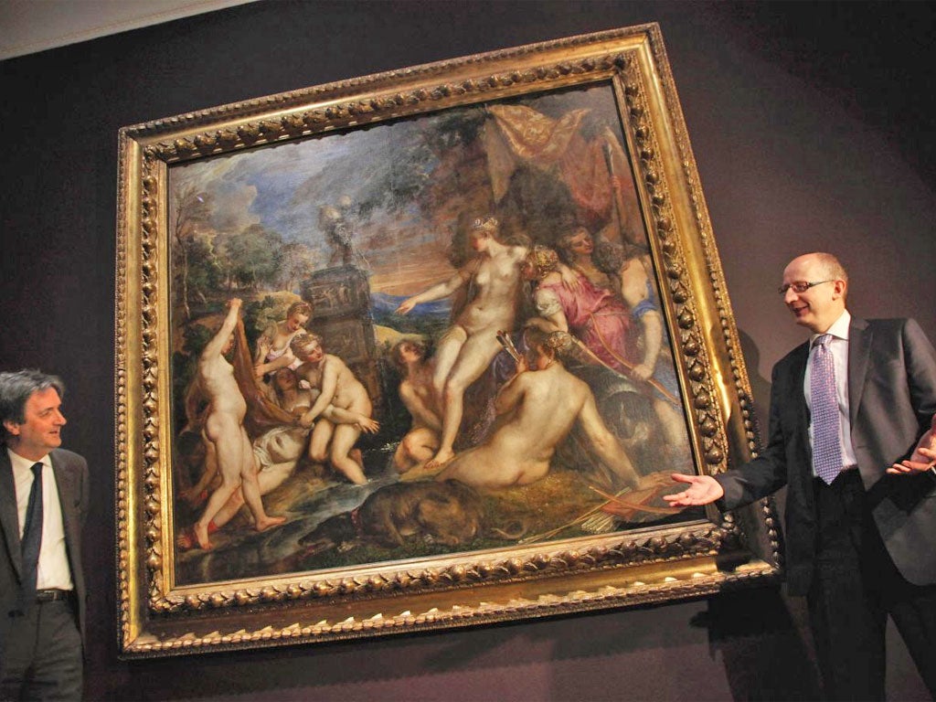 Diana and Callist by Titian was yesterday rescued for the nation - for £45m