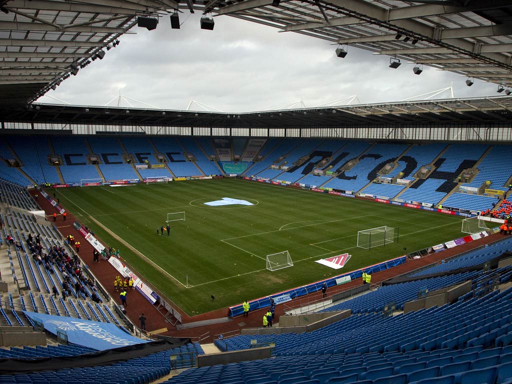 A view of Coventry's Ricoh Arena