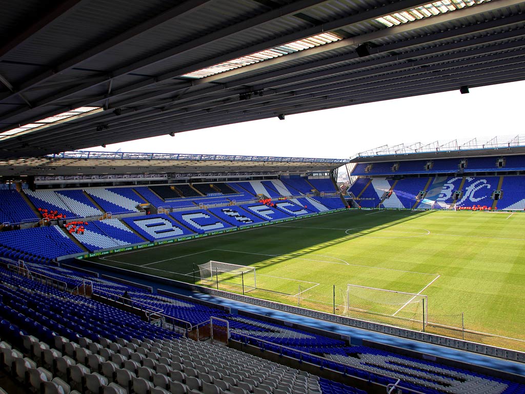 A view of St Andrews, the home of Birmingham City