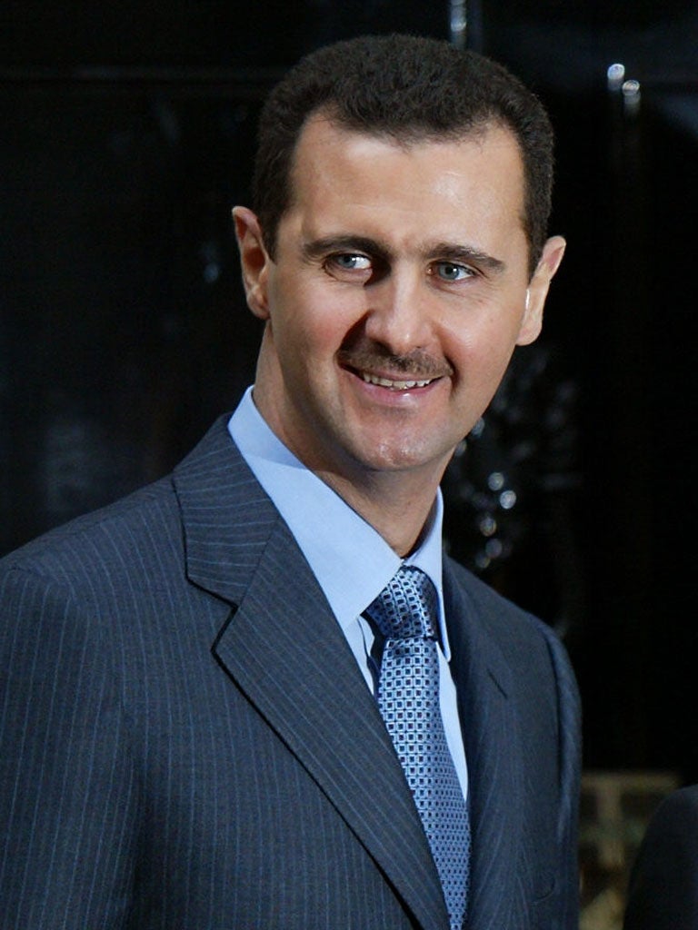 Basah Al-Assad: Syria’s President is crushing uprisings with
the help of the Shabiha militia