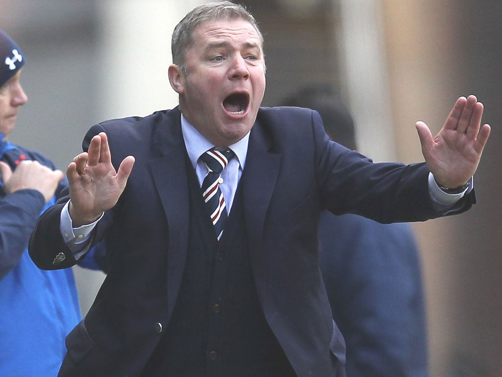 'It’s not my job, I’m not making anybody redundant,' says Rangers manager Ally McCoist