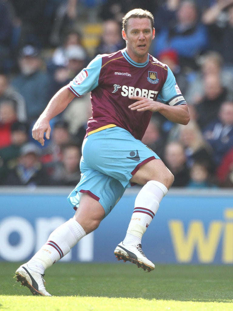 Kevin Nolan scores the opening goal