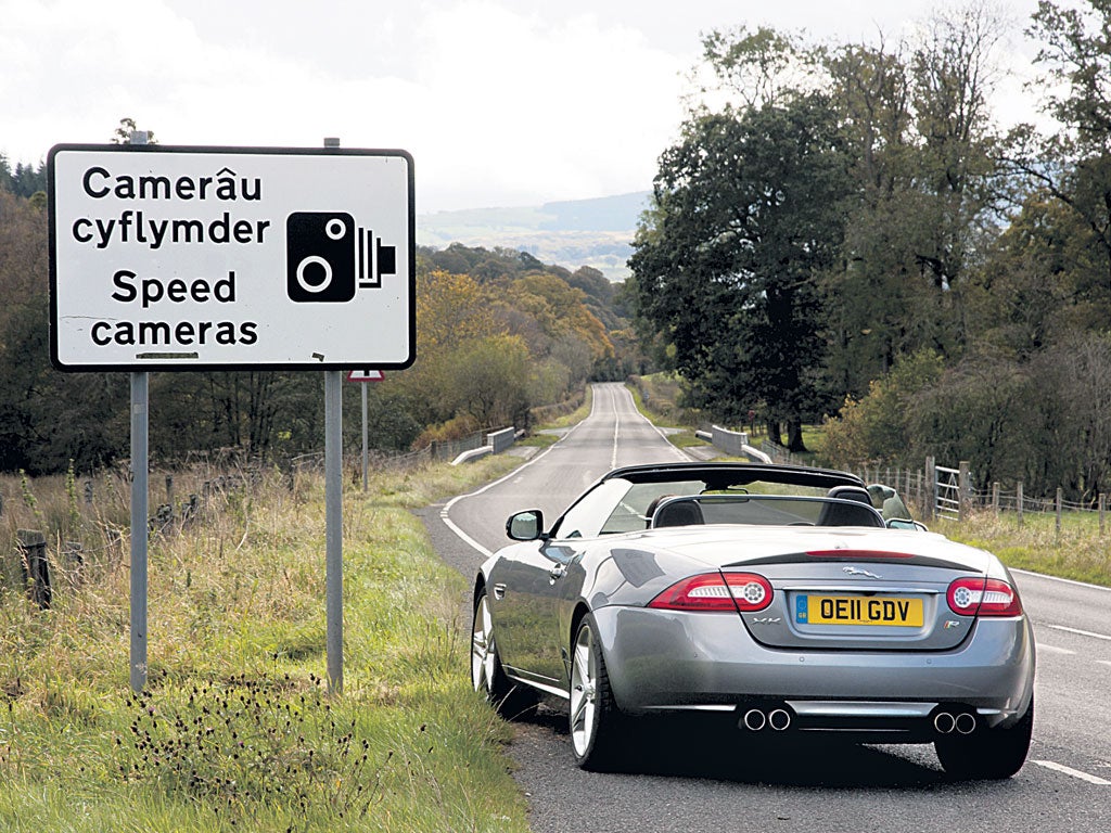 Welsh roads provide the perfect backdrop against which the Jaguar XKR can show its class