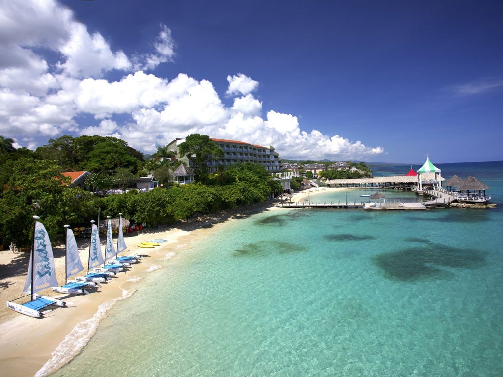 All yours: adults-only Sandals Grande Riviera in Jamaica has
had a revamp