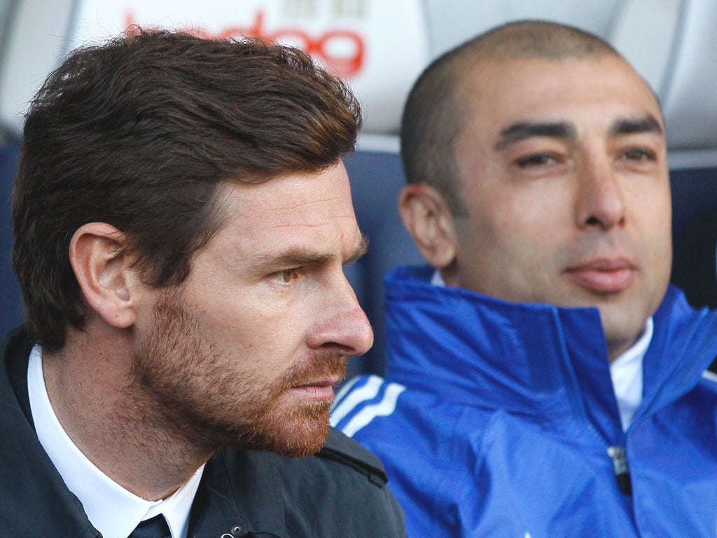 Harry Redknapp has no wish to follow caretaker Roberto Di Matteo
in filling the shoes of Andre Villas-Boas at Chelsea