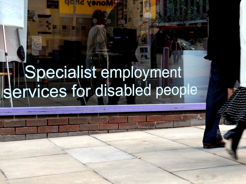 A general view of the Remploy office in Nottingham as the company is proposing to close 36 of its 54 factories with potential compulsory redundancies of more than 1,700 disabled workers