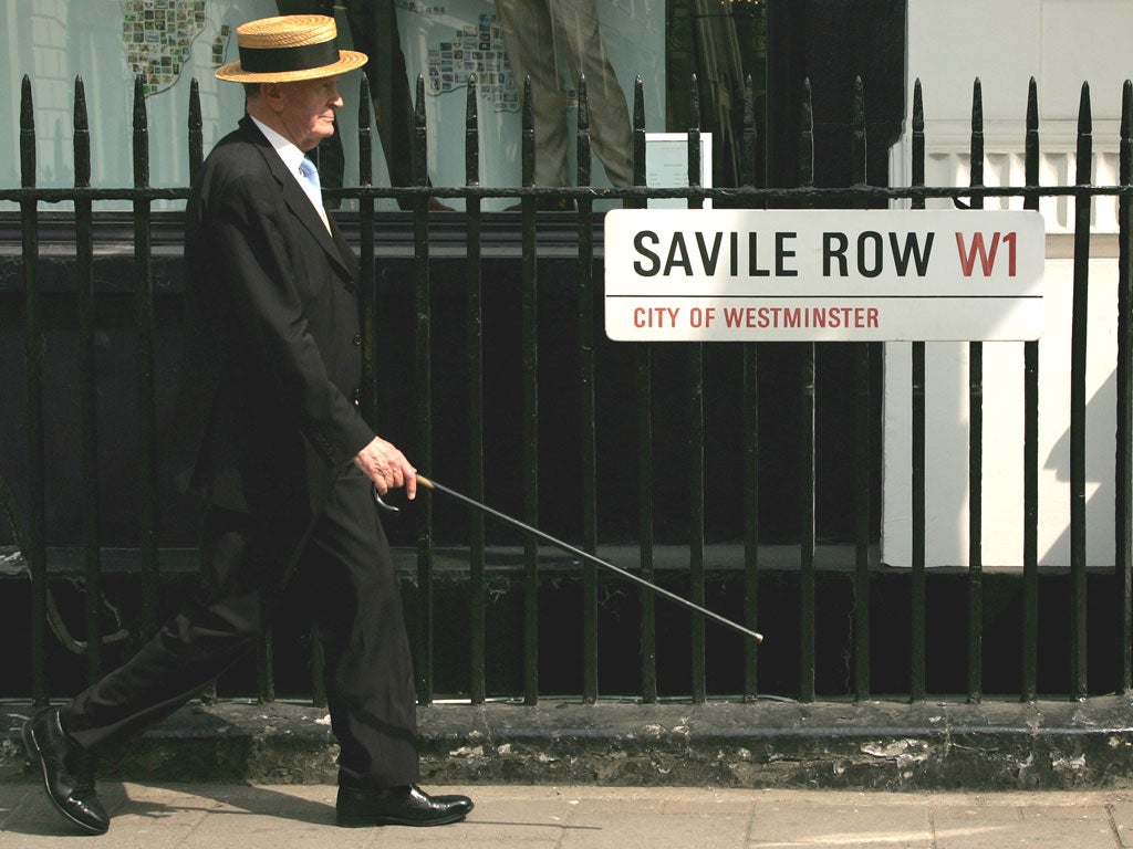 Suited and booted or nearly naked? Savile Row has both types