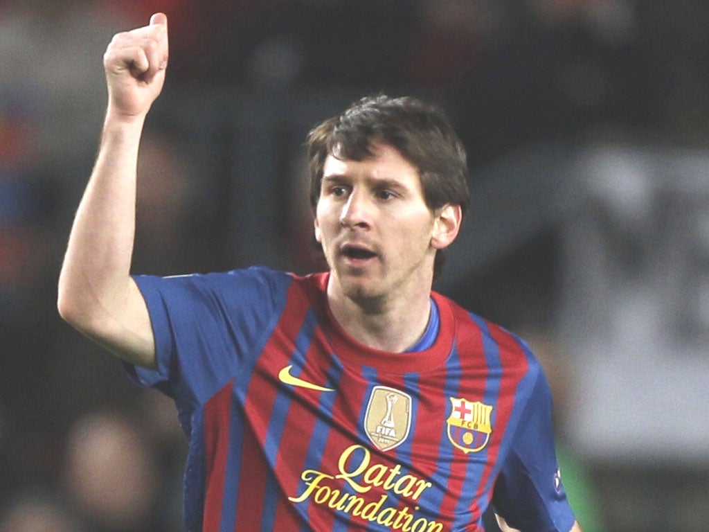 Lionel Messi has scored 12 goals in European games this season