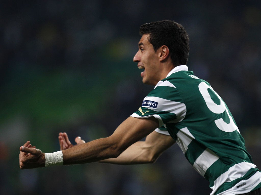 Xandao celebrates his winning goal against Manchester City