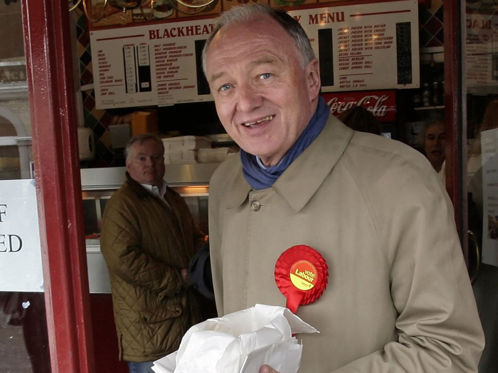 One eagle-eyed lobby-goer correctly observed that Red Ken's surname is indeed 'Livingstone' and not 'Twatface'