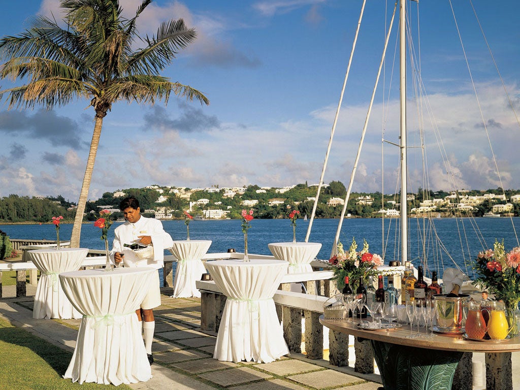 Sea here: The view from the Fairmont Hamilton Princess