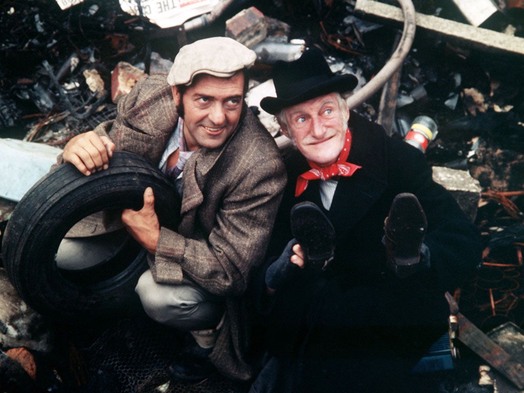 Comic gold: Harry H Corbett and Wilfrid Brambell in Steptoe and Son