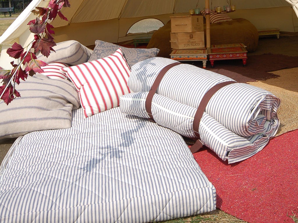 Naturalmat camping mattresses add a little comfort to your camping experience