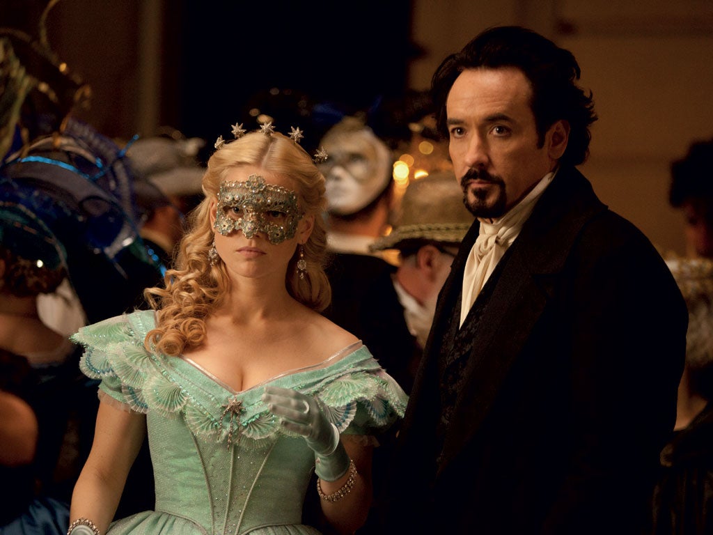 Alice Eve provides the love interest for John Cusack's Poe