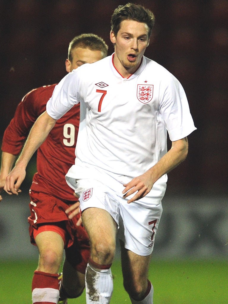 NICK POWELL: The 17-year-old Crewe striker is being watched by Liverpool and Arsenal