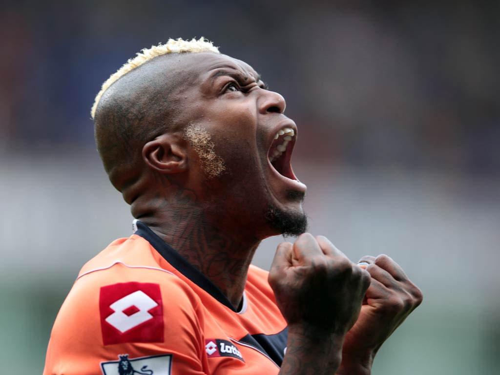 Djibril Cisse scored his second goal for QPR against Bolton