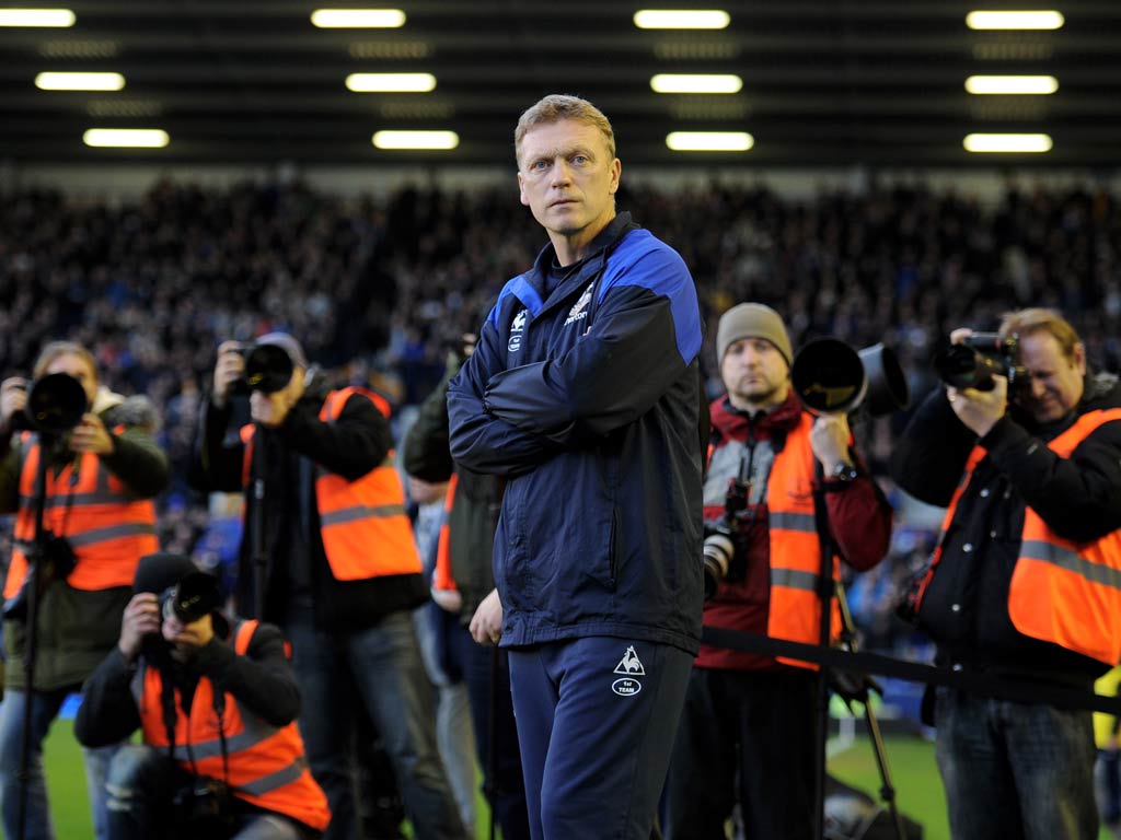 Everton manager David Moyes