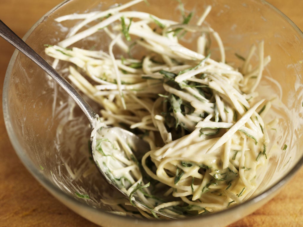 A classic French celeriac rémoulade