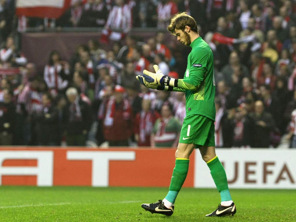 It was an unhappy return to Spain for De Gea