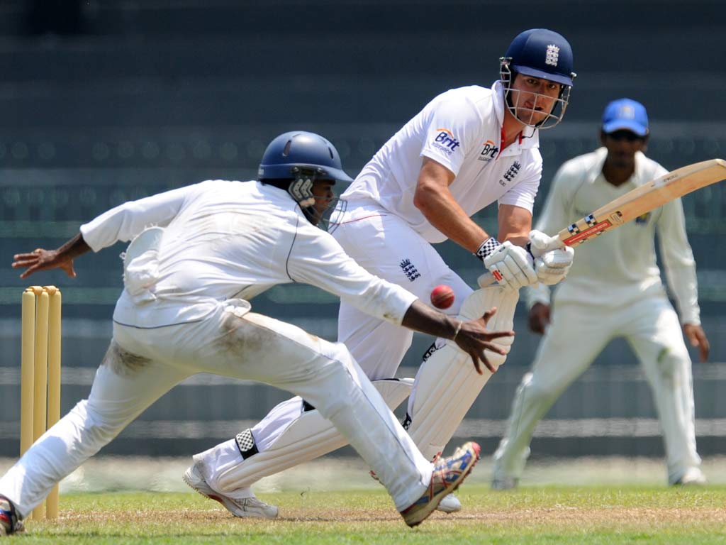 Alastair Cook was playing with great fluency