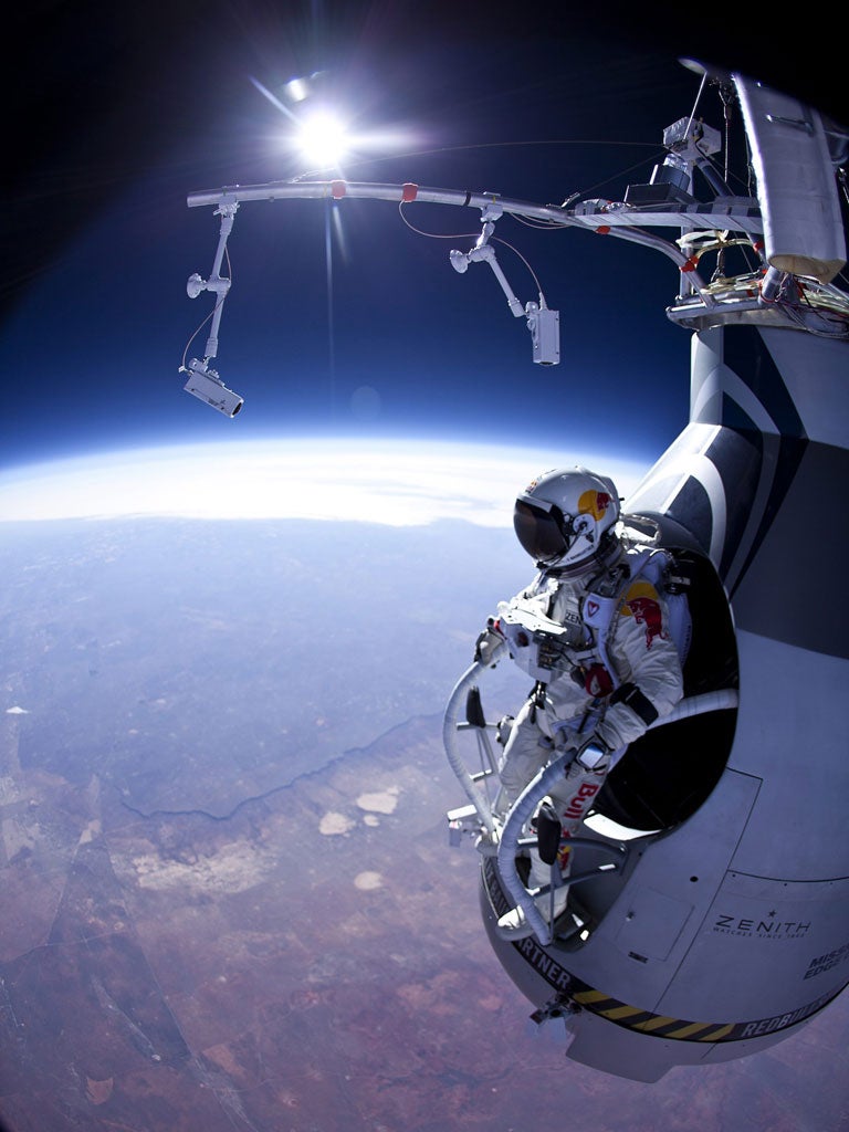 Austrian skydiver Felix Baumgartner