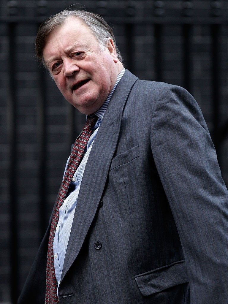 The moves are to combat Justice Secretary Kenneth Clarke’s ‘soft’
image on law and order