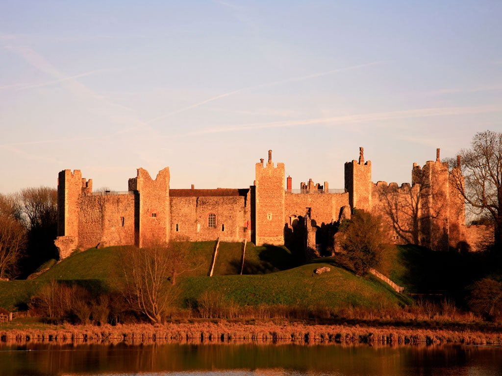 Framlingham Castle in Suffolk