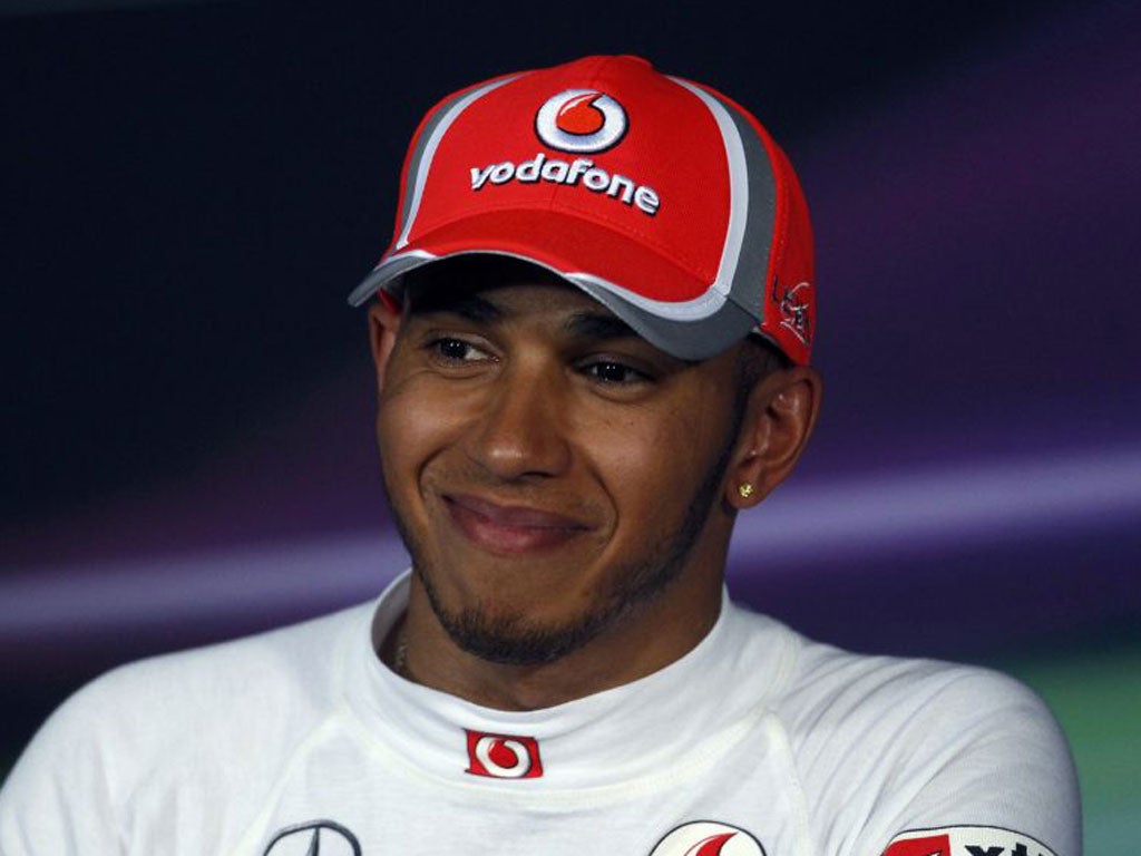 "It's an incredible feeling to be back here and to get off to such a good start," said Hamilton