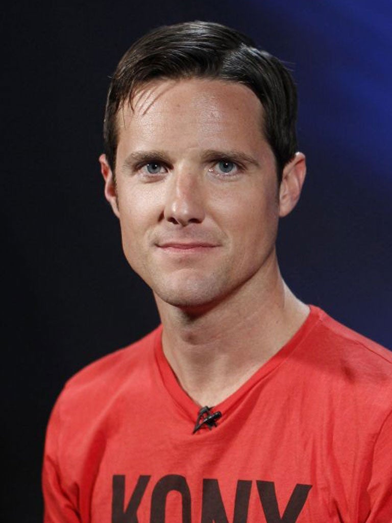 Jason Russell was filmed running semi-clothed in San Diego