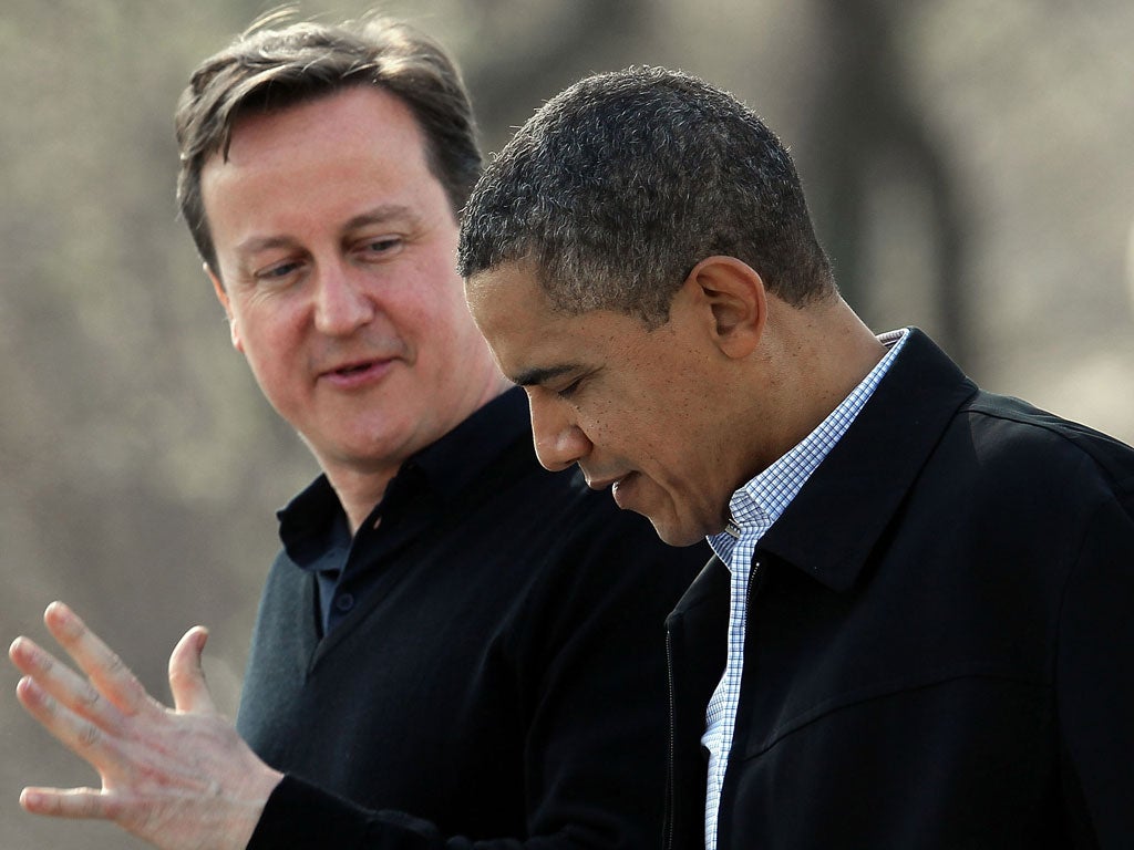 Tuesday, White House lawn: A word with Barack about extradition, and he said he could send Steve Hilton back