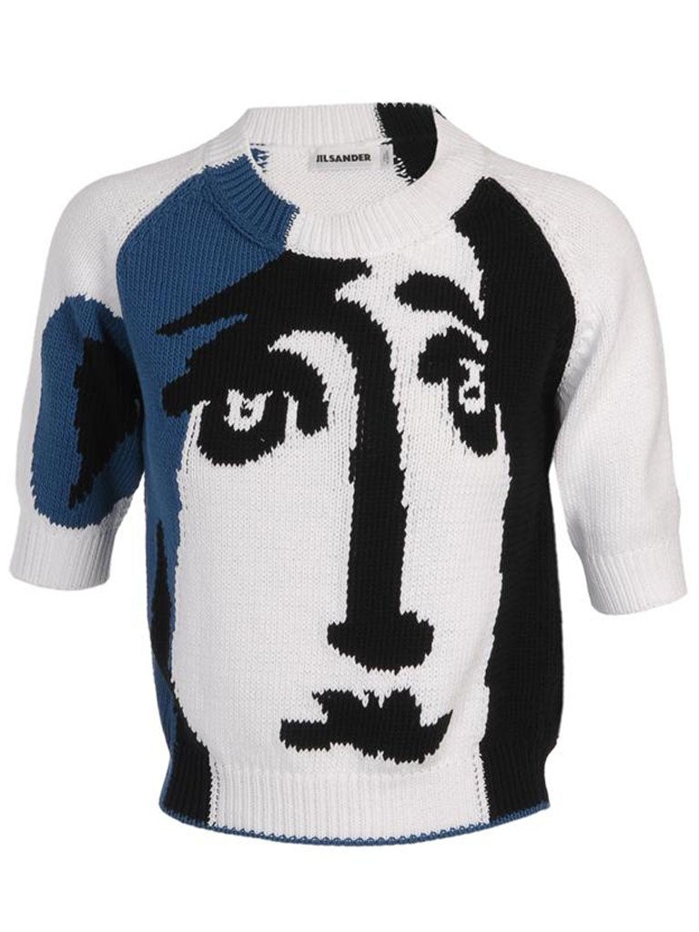 <p><strong>1. Jil Sander</strong></p><p><em>£1,090, <a href="http://brownsfashion.com" target="new">brownsfashion.com</a></em></p>
<p>This "Picasso" intarsia cotton knit was one of the most eye-catching pieces from Raf Simons' penultimate collection for Jil Sander – and that is really saying something.</p>