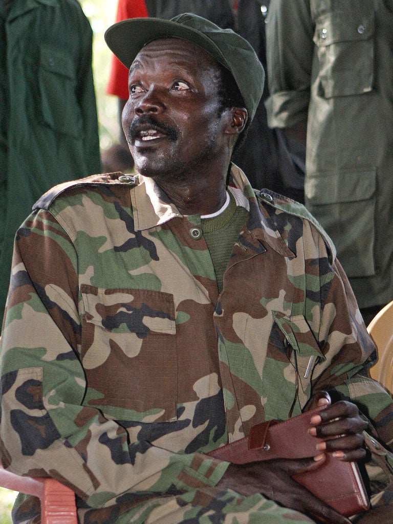 The Ugandan leader of the Lord's Resistance Army (LRA), Joseph Kony