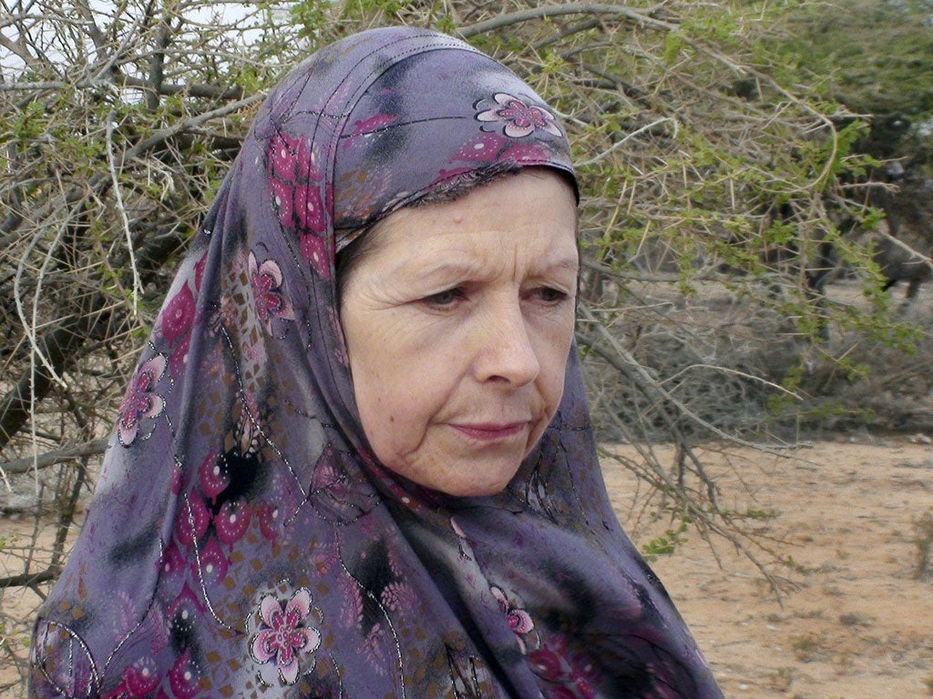 British tourist Judith Tebbutt, 56, who was snatched by Somali gunmen from a resort island in Kenya and whose husband David Tebbutt was killed in the attack