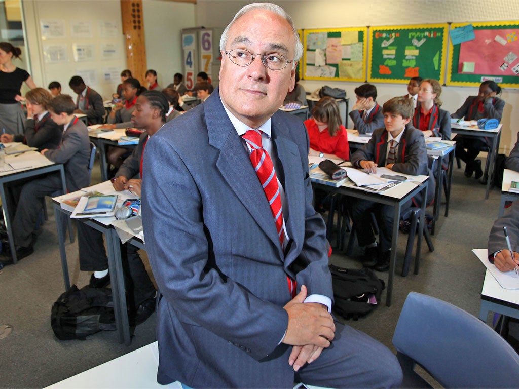 Michael Wilshaw, the chief inspector of schools