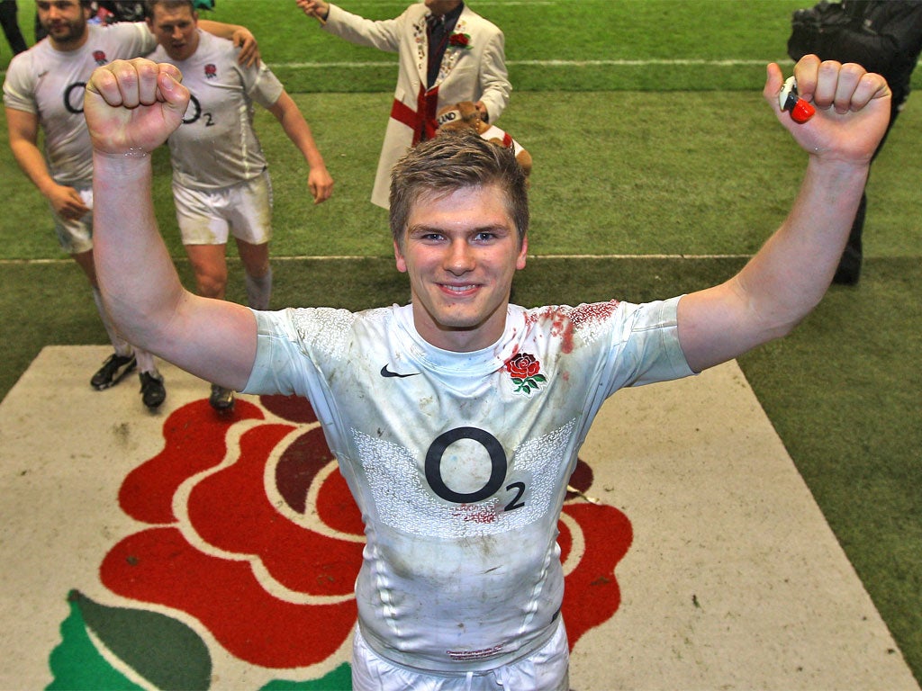 Owen Farrell enjoys England's superb win over Ireland