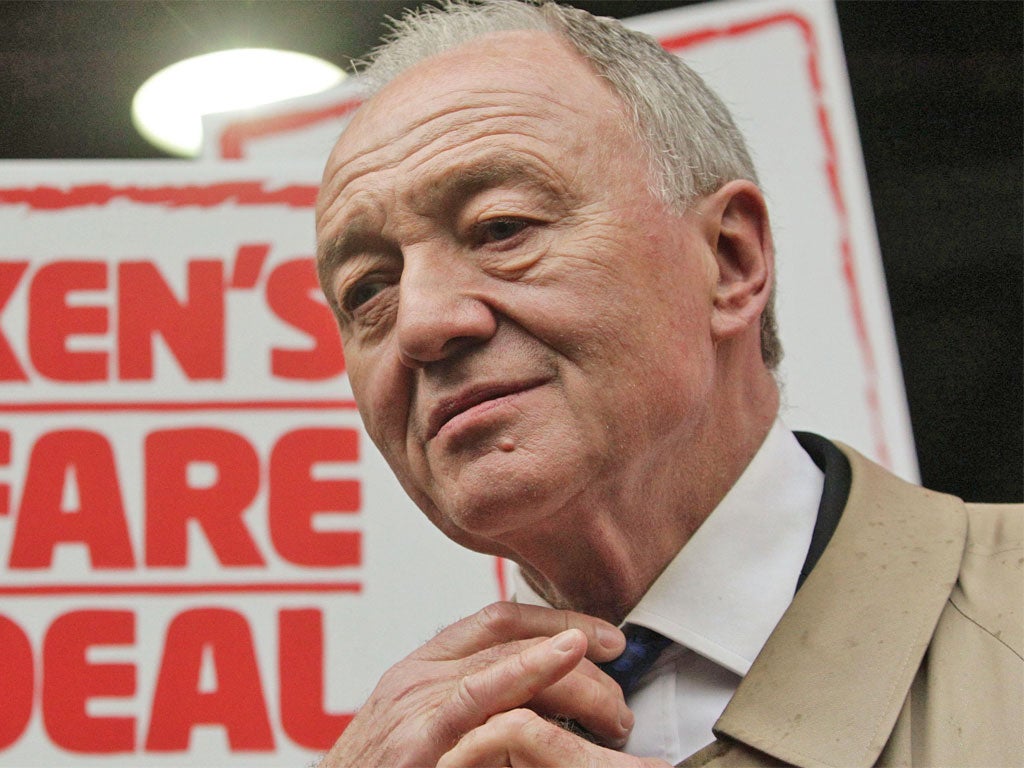 London mayoral candidate Ken Livingstone