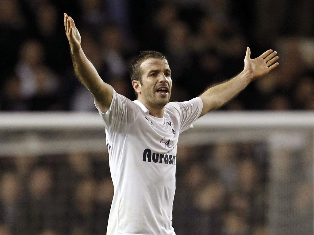 Rafael van der Vaart of Tottenham