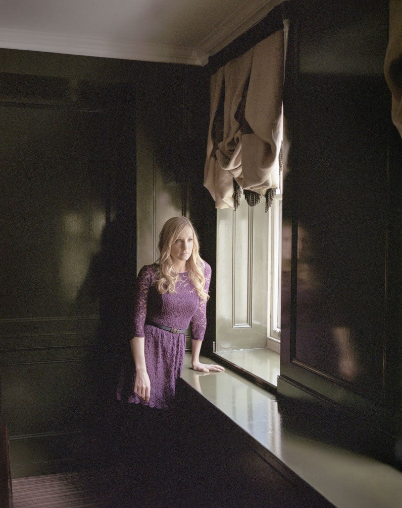 Joanne Froggatt photographed at Quo Vadis in London