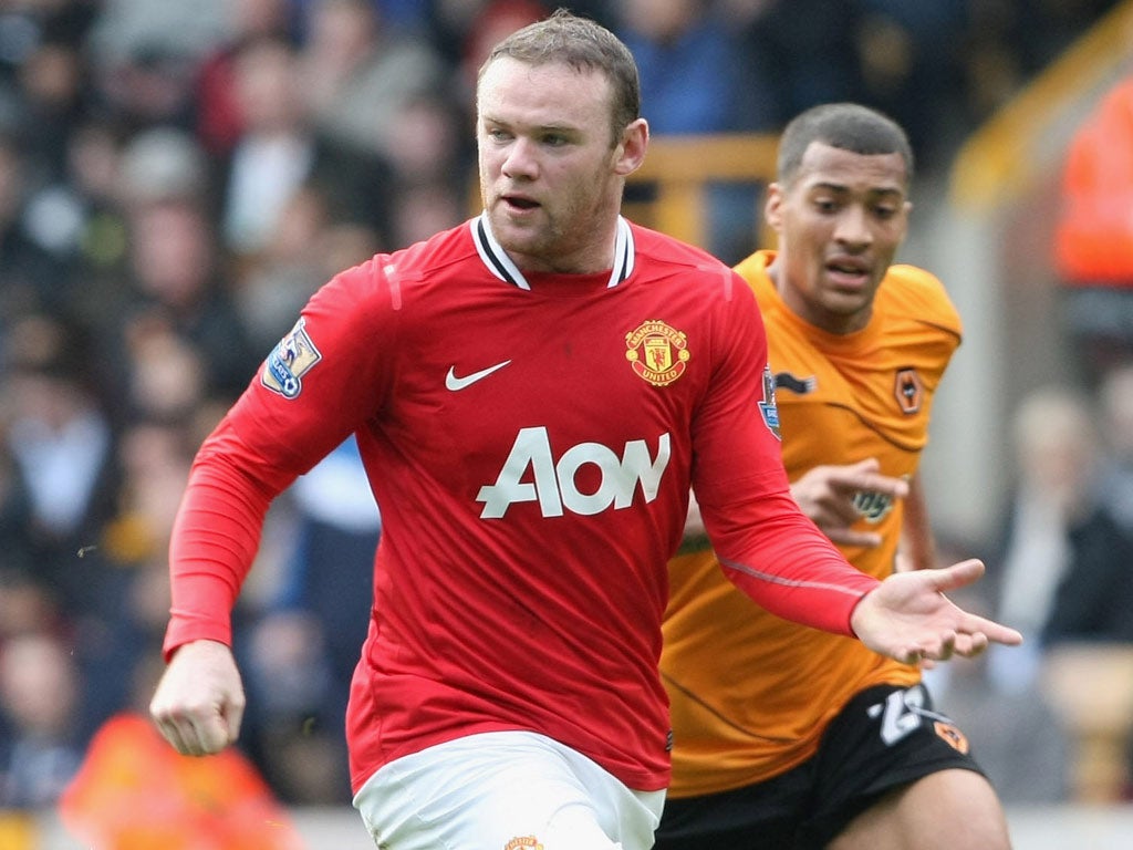 Wayne Rooney at Molineux