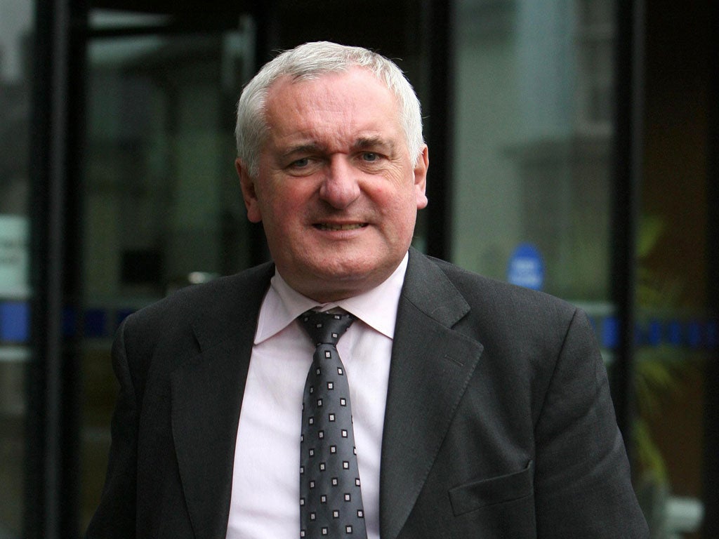 Bertie Ahern said Ireland would 'never' quit the EU