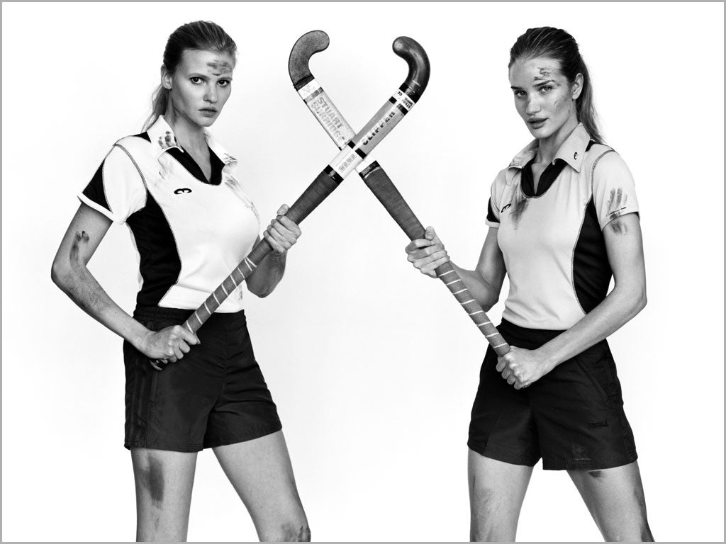 Hockey Players: Tops, from selection by Mercian, mercianhockey.com, 01483 757677; shorts, £6, Lonsdale, sportsdirect.com