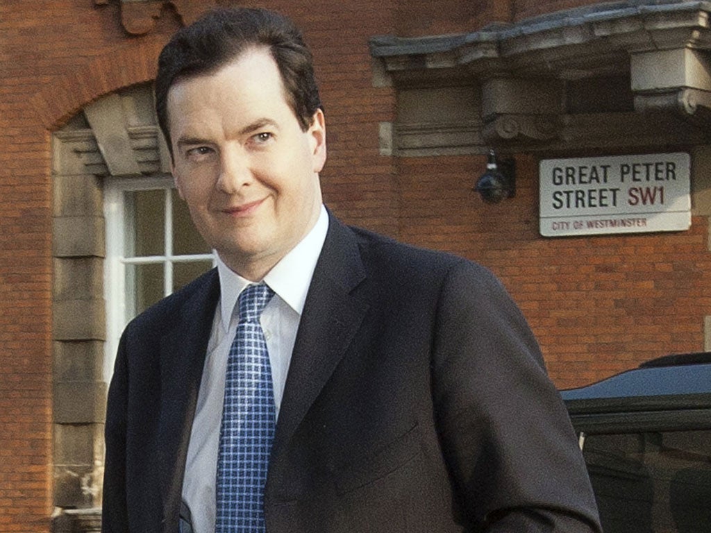 The Chancellor after appearing on breakfast TV yesterday to talk about the Budget