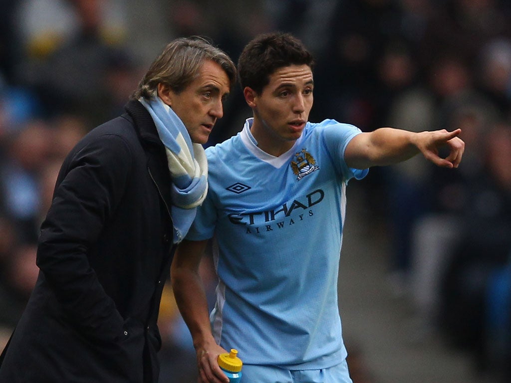 Samir Nasri says Roberto Mancini could be the 'dad' figure he needs