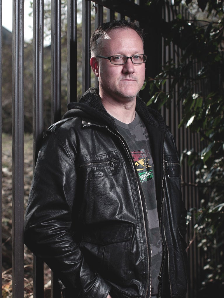 A Geek's Geek: Steve Pankhurst, who founded Friends Reunited, near his home last week