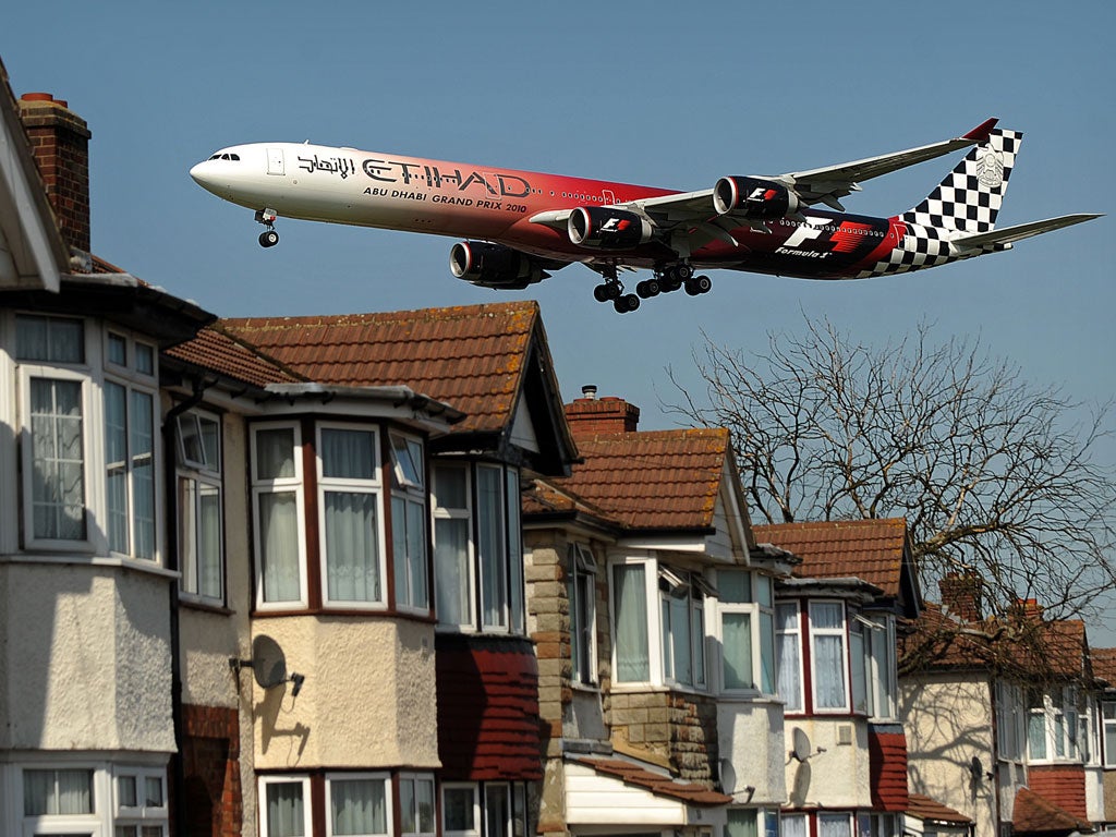 Heathrow's flight path