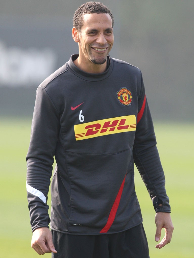 Rio Ferdinand, 33, might sign a new contract with United