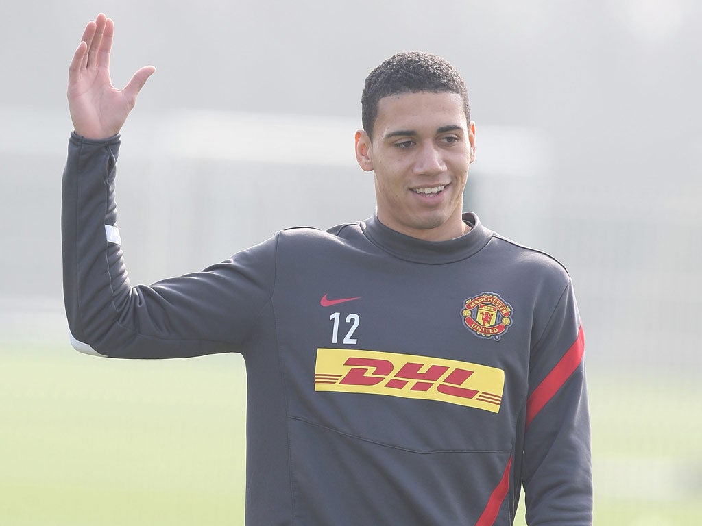 Manchester United defender Chris Smalling